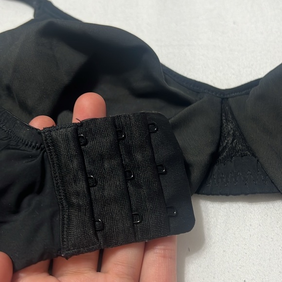 Black Bra Olga bra size 38D black no wire bra - Picture 10 of 12